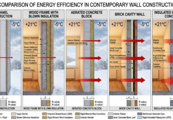 Товщина стін та енергоефективність