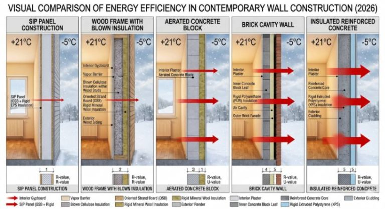 Товщина стін та енергоефективність